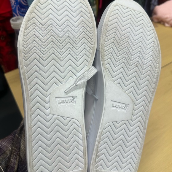 Levis Jeffrey 501 Tumbled Men's Size 9 White Low Top Sneakers EUC - Picture 8 of 8